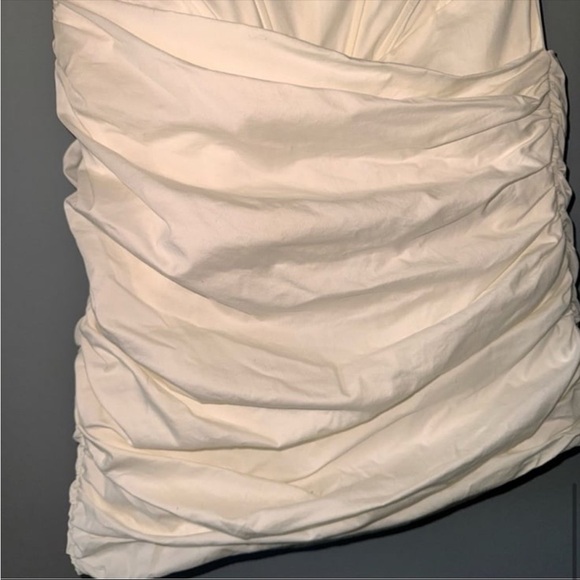 House of CB Clementine White Mini Dress One Shoulder XS - Picture 5 of 9